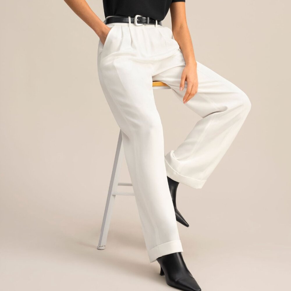 Lilysilk 100% silk trousers